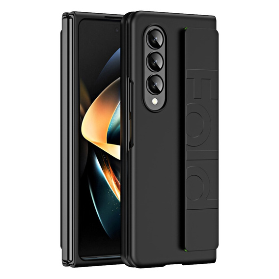 Etui do Samsung Galaxy Z Fold3 5G, z rączką, czarne