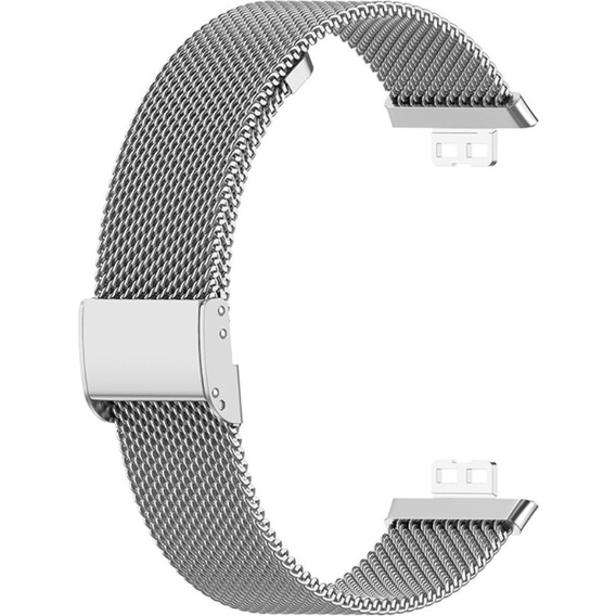 Bransoleta Milanese do Huawei Watch Fit, Srebrna