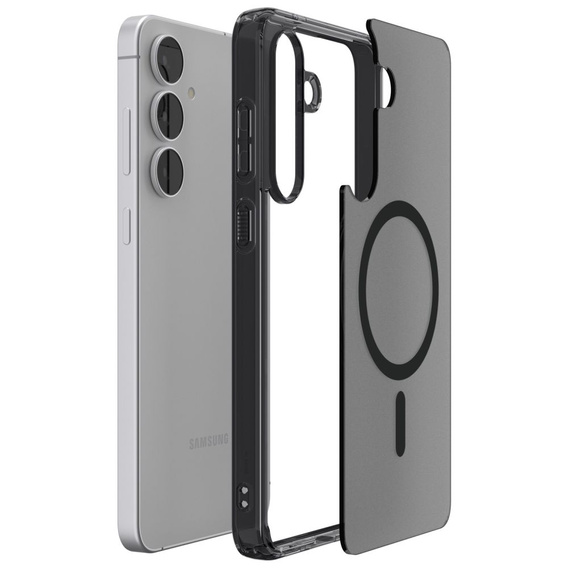 Etui Spigen do Samsung Galaxy S25 FE, Ultra Hybrid Mag MagSafe, Frost Black