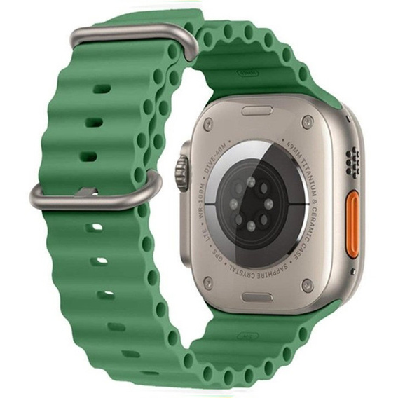Pasek Silikonowy do Apple Watch 1/2/3/4/5/6/7/8/9/10/SE 38/40/41/42mm, Zielony