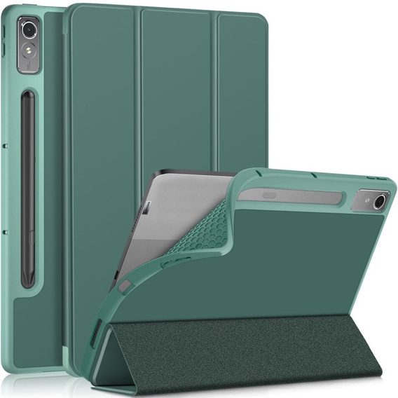 Etui do Lenovo Tab P12, Smartcase z miejscem na rysik, zielone