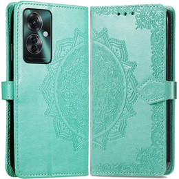 Etui z klapką do Oppo Reno 11F 5G, Mandala, zielone