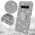 Etui do Samsung Galaxy S10+ Plus, Bling brokat, Srebrne