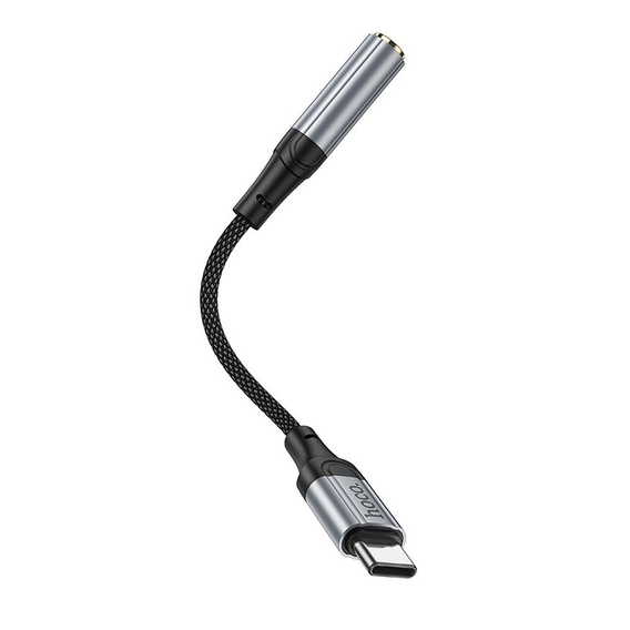 Hoco LS36 Adapter AUX USB-C do Jack 3,5 mm - czarny