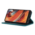 Etui do Honor 90 Lite 5G, Wallet Litchi Leather, zielone
