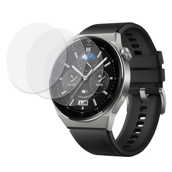 3x Folia Hydrożelowa ERBORD do Huawei Watch GT 3 Pro 46mm