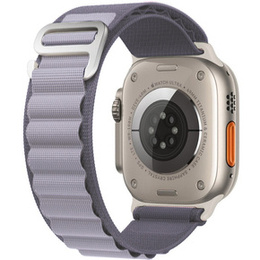 Pasek Nylonowy do Apple Watch 1/2/3/4/5/6/7/8/9/10/11/SE Ultra 1/2/3 42/44/45/46/49mm, Szary