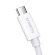 Baseus Superior Series 2 – szybki kabel USB‑C 240 W USB4, 1 m - biały