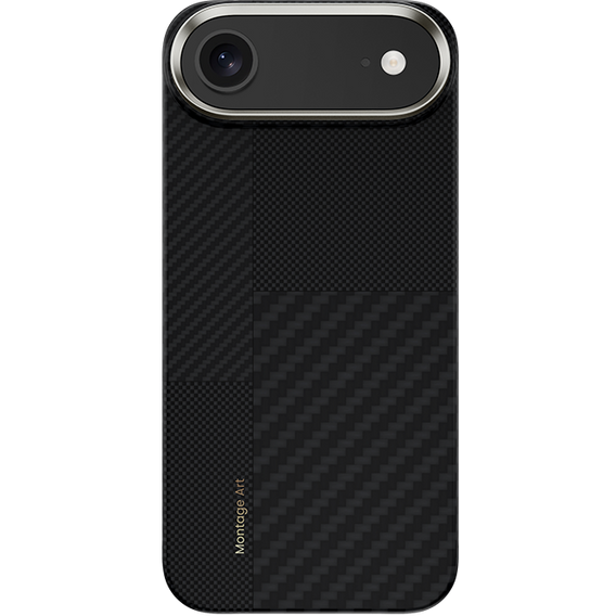 Etui Benks Montage Magnetic Armor Air Kevlar (600D/1500D) z metalową ramką MB68 do iPhone Air – czarny