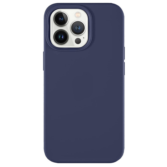 Etui ERBORD do iPhone 13 Pro, Silicone, Dark Blue