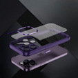 Etui do iPhone 15 Pro, ERBORD Impact Guard, ciemnofioletowe