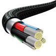 Baseus Rapid Series 3‑w‑1 kabel 20 W 1,5 m – czarny