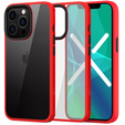 Etui do iPhone 13 Pro, ERBORD Hybrid Case, czerwone