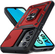 Etui pancerne do Samsung Galaxy A16 / A16 5G, CamShield Slide, czerwone