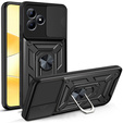 Etui pancerne do Realme C51, CamShield Slide, czarne