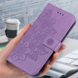Etui z klapką do Xiaomi Redmi Note 12 5G / POCO X5 5G, Mandala, fioletowe