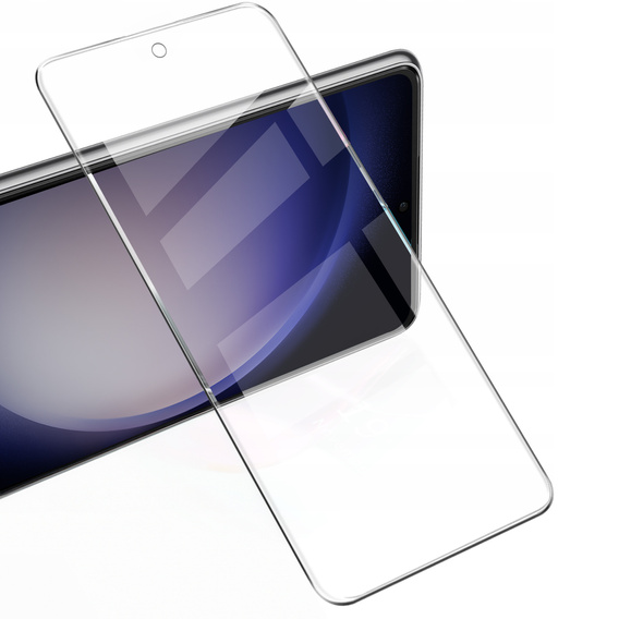 2x Szkło Hartowane do Samsung Galaxy S23+ Plus, ERBORD 9H Hard Glass, szybka