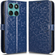 Etui z klapką do Motorola Edge 60 / 60 Fusion, Wallet Rhombus, niebieskie