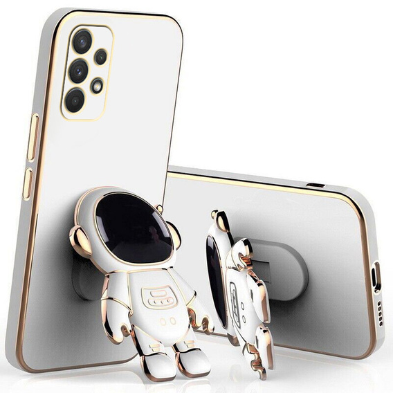 Etui do Samsung Galaxy A52 / A52s, Astronaut, białe