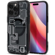 Etui Spigen do iPhone 16 Pro, Ultra Hybrid Zero One, czarne + Szkło Hartowane 9H