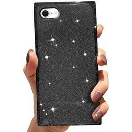 Etui Square Glitter do iPhone 7/8/SE 2020/SE 2022, Black