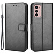 Etui z klapką do Motorola Moto G42 4G, Crazy Horse Wallet, czarne