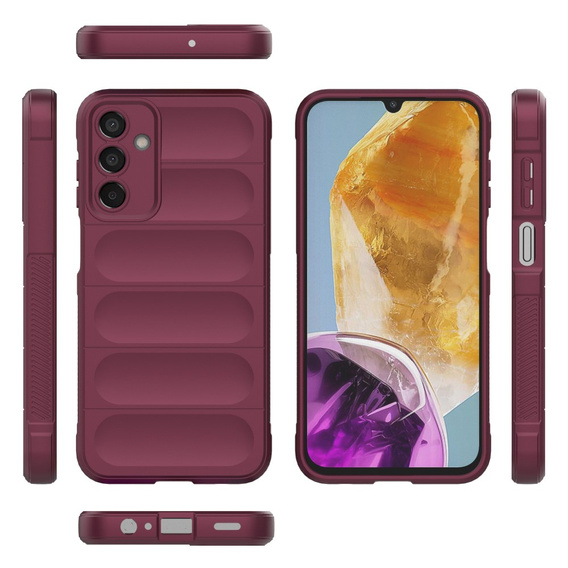 Etui do Samsung Galaxy M15 5G, Gaming Shockproof, bordowe