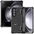 Etui do Samsung Galaxy Z Fold5 5G, Kickstand, z podstawką i ochroną ekranu, czarne