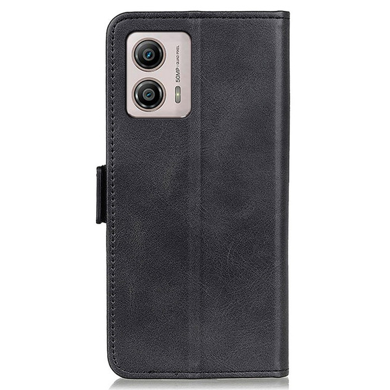 Etui z klapką do Motorola Moto G53 5G / G13 / G23, Wallet, czarne