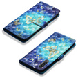 Etui Wallet do Samsung Galaxy A50/A50S/A30S, Light Spots Decor, Gold Butterfly