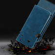 Etui Wallet do Samsung Galaxy A51 5G, Vintage Style Smooth, Blue