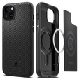 Etui Spigen do iPhone 15, Mag Armor MagSafe, Czarne