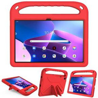 Etui dla dzieci do Lenovo Tab M10 Plus 10.6 Gen 3 TB-125F TB-128F, dziecięce z uchwytem, czerwone