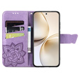 Etui z klapką do Realme 14 Pro+ 5G, Butterfly, fioletowe