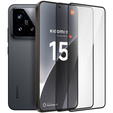 2x Szkło Hartowane do Xiaomi 15, ERBORD 3D pełne, szybka na cały ekran