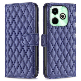 Etui z klapką do Infinix Hot 40i, Wallet, BINFEN COLOR, niebieskie