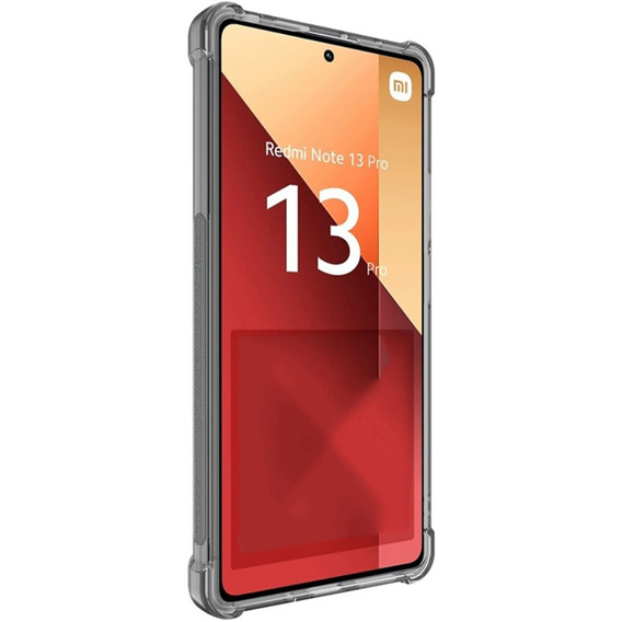 Etui IMAK do Xiaomi Redmi Note 13 Pro 4G / Xiaomi Redmi Note 14S / Xiaomi Poco M6 Pro 4G, Dropproof, przezroczyste / czarne