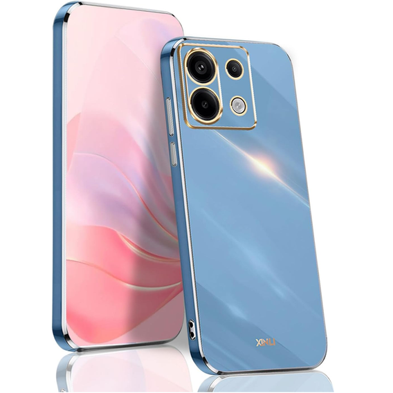 Etui do Xiaomi Redmi Note 13 Pro 5G, Glamour CamShield, niebieskie