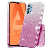 Etui Glitter Case do Samsung Galaxy A32 5G, Silver/Pink