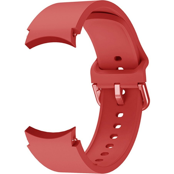 Pasek Silikonowy do Samsung Galaxy Watch 4/5/6/7 40/42/43/44/45/46/47mm, Czerwony