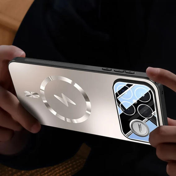 Etui ochronne do Xiaomi Poco F8 Ultra, do MagSafe, szare