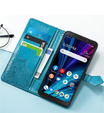 Etui z klapką do OnePlus Nord 4, Mandala, niebieskie