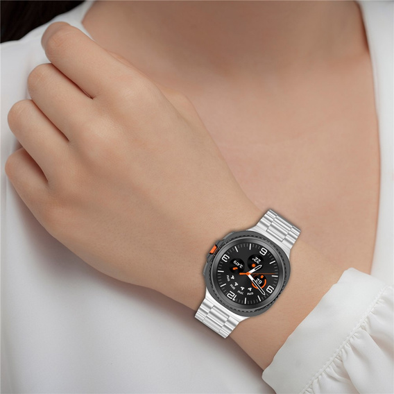 Bransoleta do Samsung Galaxy Watch 8 / 8 Classic, Srebrna