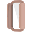 2w1 Etui + Szkło Hartowane do Xiaomi Smart Band 9 Active, Różowe