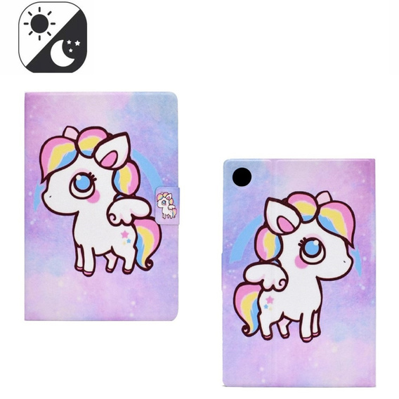 Etui do Lenovo Tab M10 10.1 Gen 3, Smartcase, colorful horse