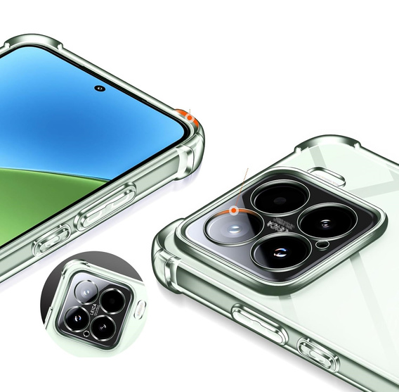 Etui do Xiaomi 15, Dropproof, przezroczyste