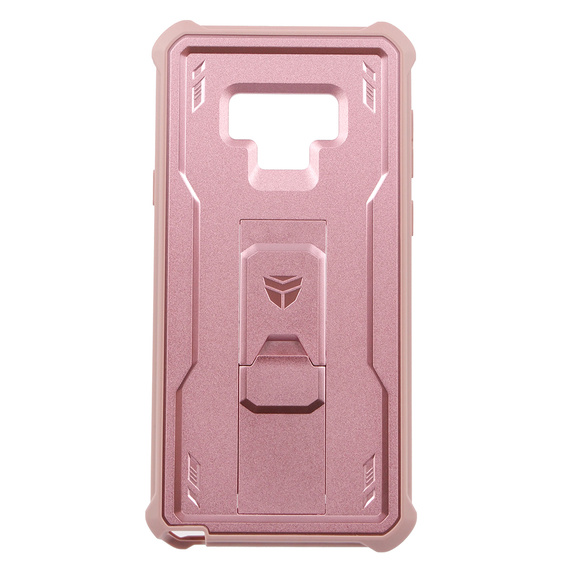 Etui pancerne do Samsung Galaxy Note 9, Dexnor Full Body, różowe rose gold