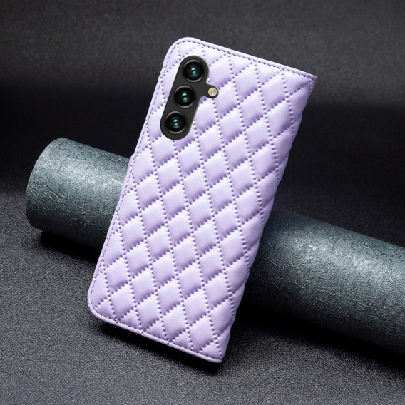 Etui z klapką do Samsung Galaxy A56 5G, Wallet, BINFEN COLOR, fioletowe