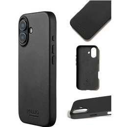 Etui Mujjo Skórzane do iPhone 17, MagSafe, czarne