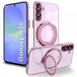 Etui Magnetyczne do Samsung Galaxy A36 5G, do MagSafe, różowe